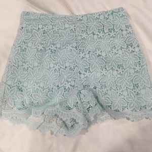 Charlotte Russe Lace Shorts